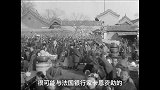 清朝宣统年间珍贵视频：老北京集市上人来人往，卖小吃的摊位多