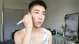 帅哥都是画出来的,宅男画个妆,秒变小鲜肉