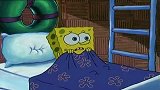 海绵宝宝以为派大星是珠宝大盗，眼睛嘴巴长到后背上了
