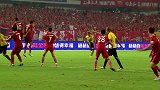中超2017赛季第18轮 武磊双响救主上海上港2-2广州恒大淘宝