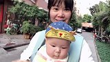今天带宝贝打预防针，打完哭闹两声就直接睡着了，妈妈表示好无奈