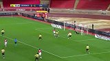 第53分钟摩纳哥球员本耶德尔进球 摩纳哥3-1里尔