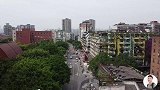 航拍重庆最著名的涂鸦一条街，也是四川美院所在地，艺术氛围特浓