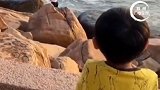 珠海一小男孩见路人站在海边，误以为他要“跳海”，连声大叫“不要想不开”！太暖了~ 孩子纯真