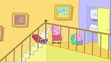 小猪佩奇：瑞贝卡家里果然没有楼梯，真是太神奇了，他家有隧道
