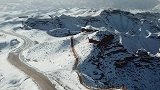 平山湖大峡谷雪景