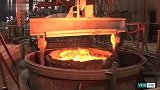 大型钢铁的锻造过程，这样的场面还是第一次见啊涨见识了