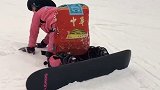 第一次见这种护具单板滑雪教学 滑雪成都融创雪世界 广州融创雪世界