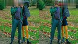 情侣大头照教科书!泫雅与男友合照搞怪又甜蜜