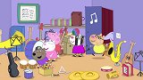 孩子们学习乐器，为家长们演奏，真是太好听了