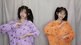 双胞胎跳手势舞，动感的节奏，让我都佩服不已！