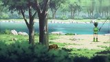 全职猎人：小杰在溪边休息看到小鸟抓鱼，忽然就有了灵感