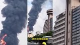 长沙一电信大厦整栋楼起火 伤亡不明