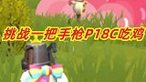 挑战用一把手枪P18C吃鸡，队友帮助下终于挑战成功
