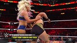 WWE-18年-2018地狱牢笼大赛：RAW女子冠军赛 隆达罗西VS布里斯集锦-精华