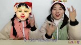 闺蜜恶作剧：妹子扮猪八戒吃“创意圣诞节猪猪巧克力”，惊喜搞怪