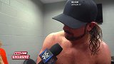 WWE-18年-2018地狱牢笼大赛：AJ·斯泰尔斯赛后采访期待澳大利亚墨尔本再战萨摩亚·乔-花絮