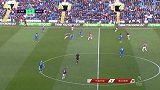 第7分钟卡迪夫城球员尼亚斯射门