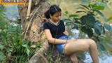 小杏野外美食日记 原味柴火烤鸡