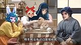 蔡文姬和瑶妹一起看电视