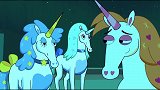 飞天小女警：没想到真的独角兽，泡泡很开心哦