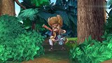熊出没：强哥在森林作妖呢，看这妖娆的小脚步，要笑死人了