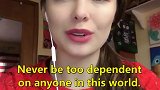 永远不要过度依赖这世上任何一个人。