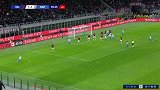 那不勒斯左路任意球传中 阿兰胸部停球凌空抽射遭神扑