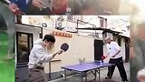 齐达内晒出上海行照片 和樊振东切磋乒乓球