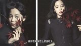 欧阳娜娜机场私服，米色卫衣搭黑色皮衣夹克，机车女孩已上线