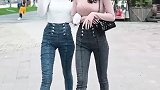 女孩子看见镜头都会出大招，不信你看这个小姐姐