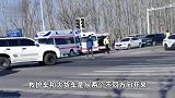 江苏徐州一救护车和大货车相撞，车身受损严重，有人员伤亡