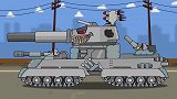 坦克世界动画：银色kv44的挺进