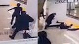 辽宁沈阳一黑衣男在地铁内持械伤人，周围乘客忙逃离 警方正调查