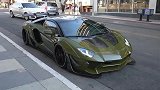 兰博基尼Aventador，回头率太高了