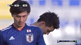 日本队掌控场上节奏 未来之星堂安律转身打门完成进球