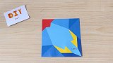 DIY折纸教程，可爱啄木鸟的折叠方法！