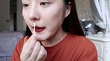 用urban decay化的一款橘色妆容，日常很显白哦，赶快学起来！