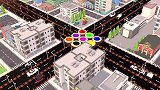 启蒙教育 3D动画特种车辆彩色水坑里染色 学习颜色