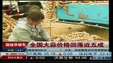 全国大蒜价格回落近五成