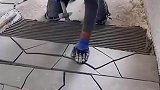 花式贴地砖，地砖全坏了