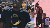 篮球-18年-勇士夺冠游行疯狂嘲讽詹姆斯格林T恤上的拳头暗示满满-专题