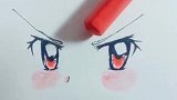 最近补番的一个动漫主角，画个眼睛，你们猜是哪部