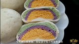 想吃彩虹馒头别出去买，自己在家也能做，成本不到3块钱太馋人了
