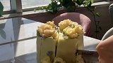 韩式裱花蛋糕，好好吃有阳光、大海甜品，惬意生活
