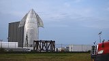 SpaceX新飞船Starship SN1加班加点工作现场