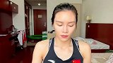八百线美妆博主？蹦床女神刘灵玲再穿凤凰旗袍 分享比赛妆