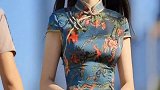 第一次穿旗袍，小哥哥你觉的我美吗
