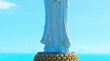 南海观音菩萨，高108米，也是世界最大的观世音菩萨雕塑！旅行大玩家 佛教圣地