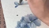 我持朱笔画江山，好似琥珀秋香点